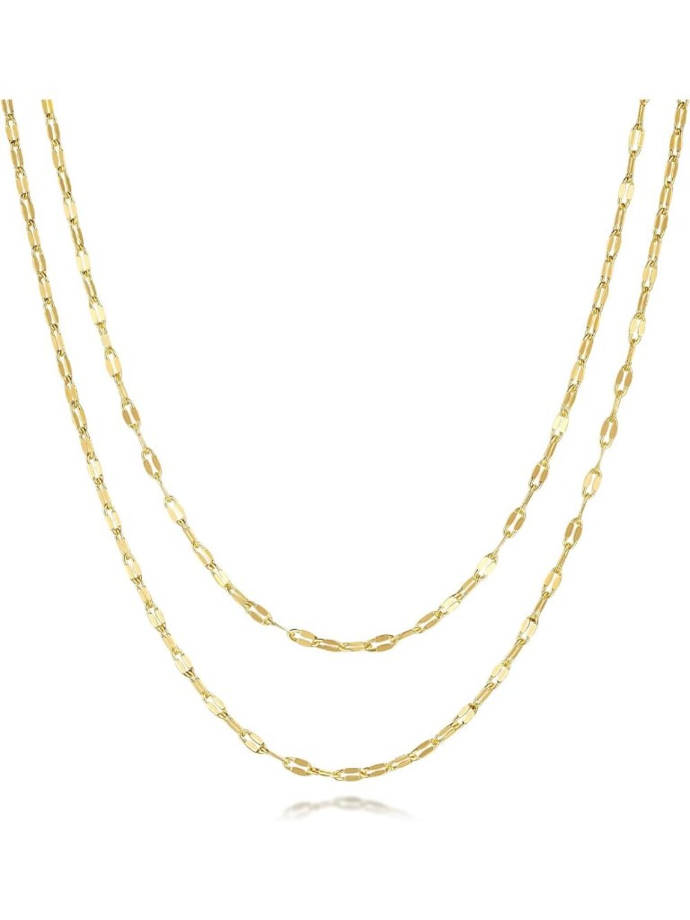 Elegant 14K Gold Chain Necklace for Women - Dainty Jewelry, Perfect Gift